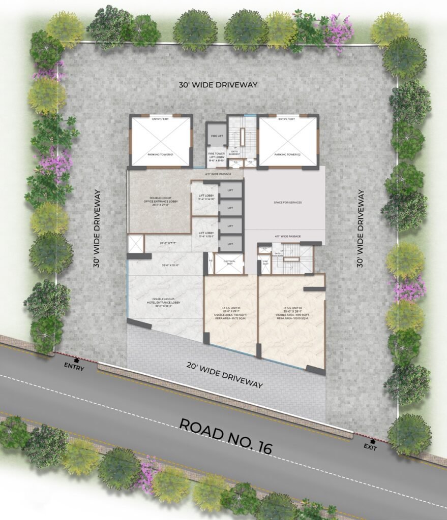 S CUBE Wagle Estate Thane Floor Plan