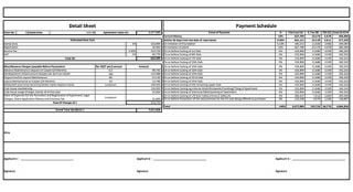 Sugee Thane Commercial Office Cost Sheet